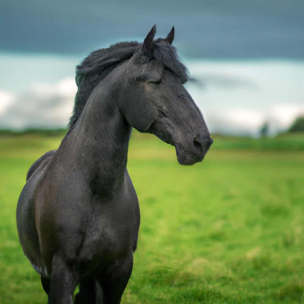 Den majestætiske frieser: Et dybdegående blik på hesteverdenens sorte perle.